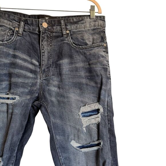 Jordan Craig Legacy Edition Sz 36x25 Jeans Distressed Patriotic Streetwear - Picture 9 of 14